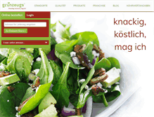 Tablet Screenshot of gruenzeugs.com